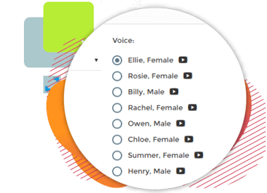 Speechelo Review - Step Two - Choose the voice, language and tonality of your voiceover